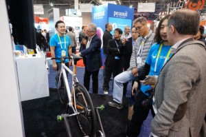 今年1月、米ラスベガスで開催された展示会「CES」のCerevoのブース